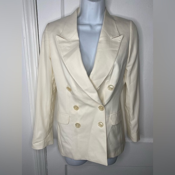 RCI by Tom James Womens Custom Tailored Double-Breasted Suit w Shoulder Pads - Picture 4 of 16